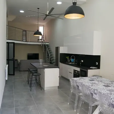 Grand Loft Chic Et Moderne, Deco Industrielle Apartment Beausoleil